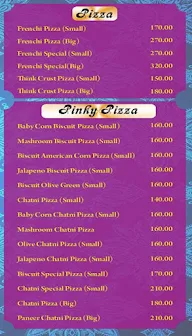 Ulta Pizza menu 1