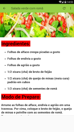 Receitas de Saladas