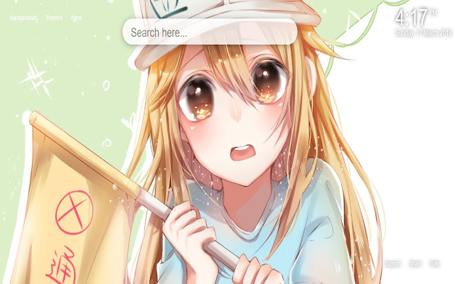 Cells at Work Wallpapers HD Nueva pestaña