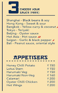 Kowshi Food Truck menu 3