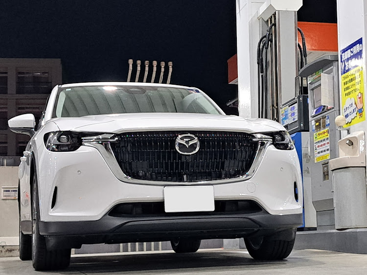 CX-60の給油・ガソスタ・車内・CX-60に関するカスタム事例の投稿画像1枚目