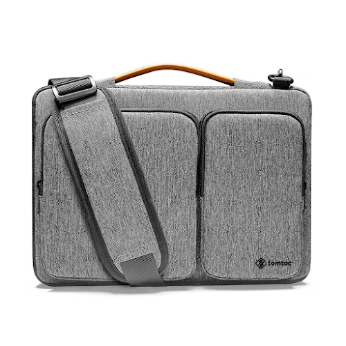 Túi đeo Tomtoc Ersatile 360* Shoulder Bags Macbook 13″14″, Ultrabook 13″ A42-C01G (Gray)