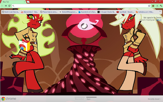 Scanty and Kneesocks