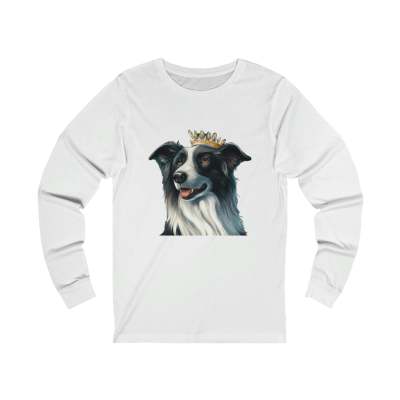 Title 2, Unisex Shepherd Dog King Long Sleeve T-shirt, c...