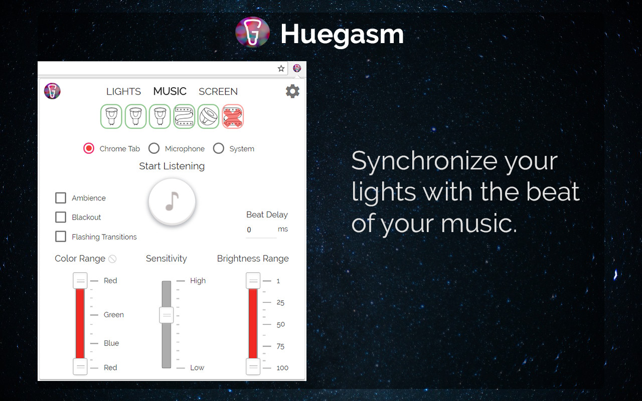 Huegasm for Philips Hue Lights Preview image 3