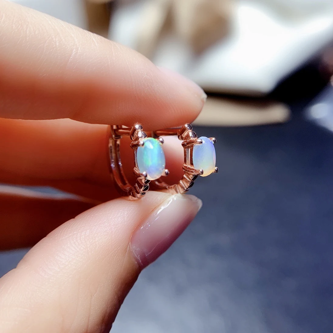 Title 4, S925 zilveren oorclip eardrop frame ovaal. Eenv...