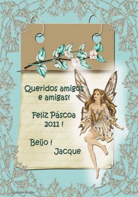 Cartão da Páscoa da Amiga Jacque