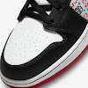 air jordan 1 mid se gs white / black / rome green / university red