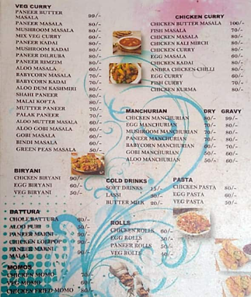 Pandit Chats And Paratha menu 