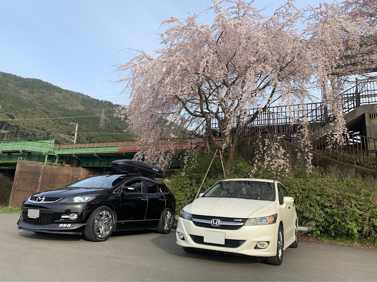 ストリームのツーリング・桜とコラボ・桜に関するカスタム事例の投稿画像5枚目
