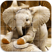 Tile Puzzle Jungle Animals  Icon