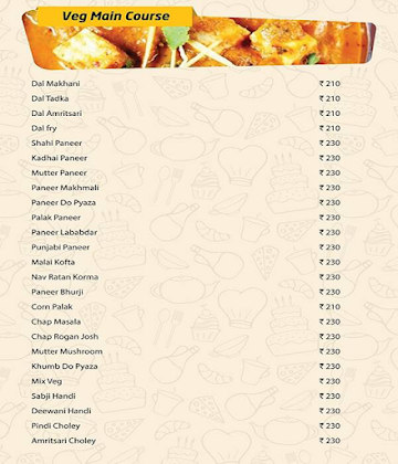 Desi Tadka menu 