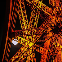 Tour Eiffel-Geometrie notturne di 