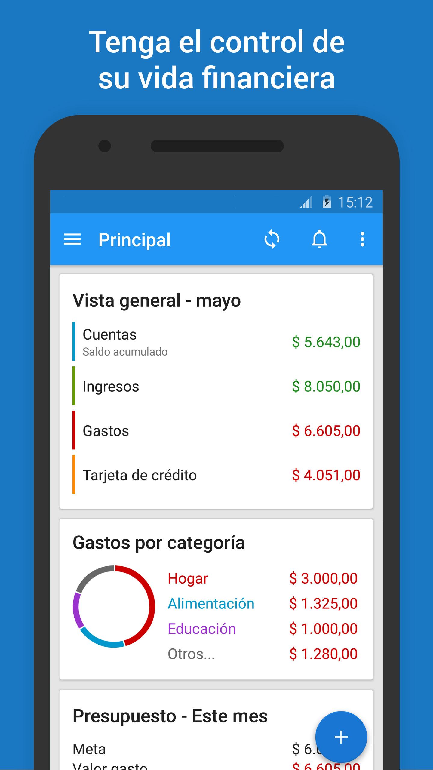 Android application Mobills: Budget Planner screenshort