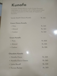 Kunafa Kingdom menu 2