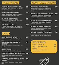 Running Rumali menu 1