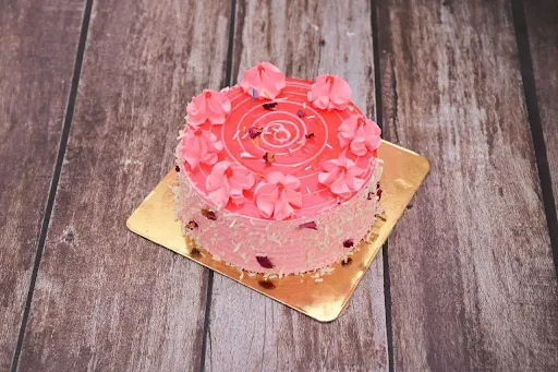 Rose Gulkand Cake [500 Grams]