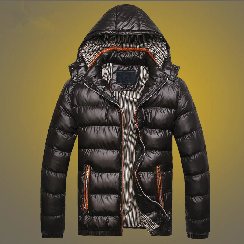 Manteau épais en coton chaud pour homme, vêtement de loisirs à la mode. Confort et chaleur assurés pour l'hiver. Un style impeccable.