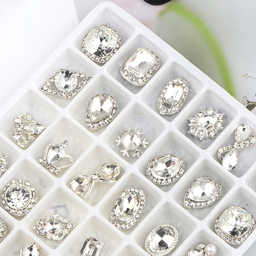 Title 5, Nail Art Diamond Jewelry Super Flash Mixed Set ...