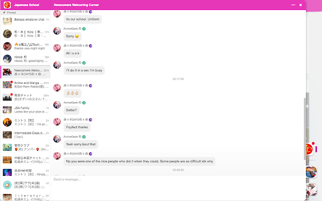 Amino Fullscreen Chat chrome extension