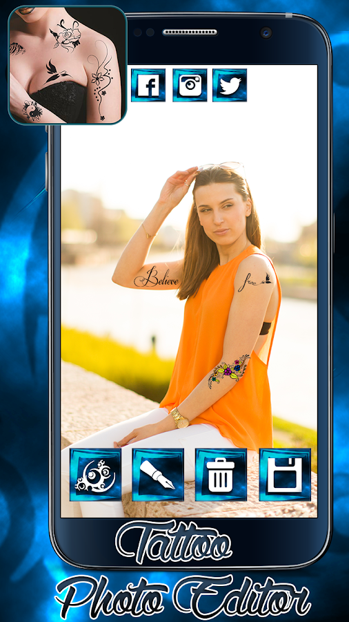    Tattoo Photo Editor- screenshot  