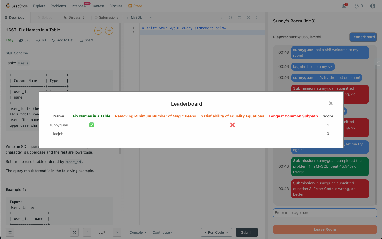 Bogosearch - LeetCode Rooms Preview image 1