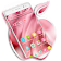 Pink Apple Bubble X Phone Theme icon