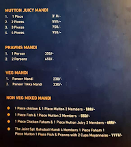 The Joint Al - Mandi And Grill menu 1