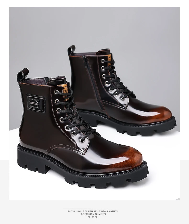 Title 11, Botas de trabajo para hombre de cuero suave de ...