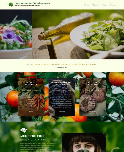 Build a Restaurant or Catering Website
