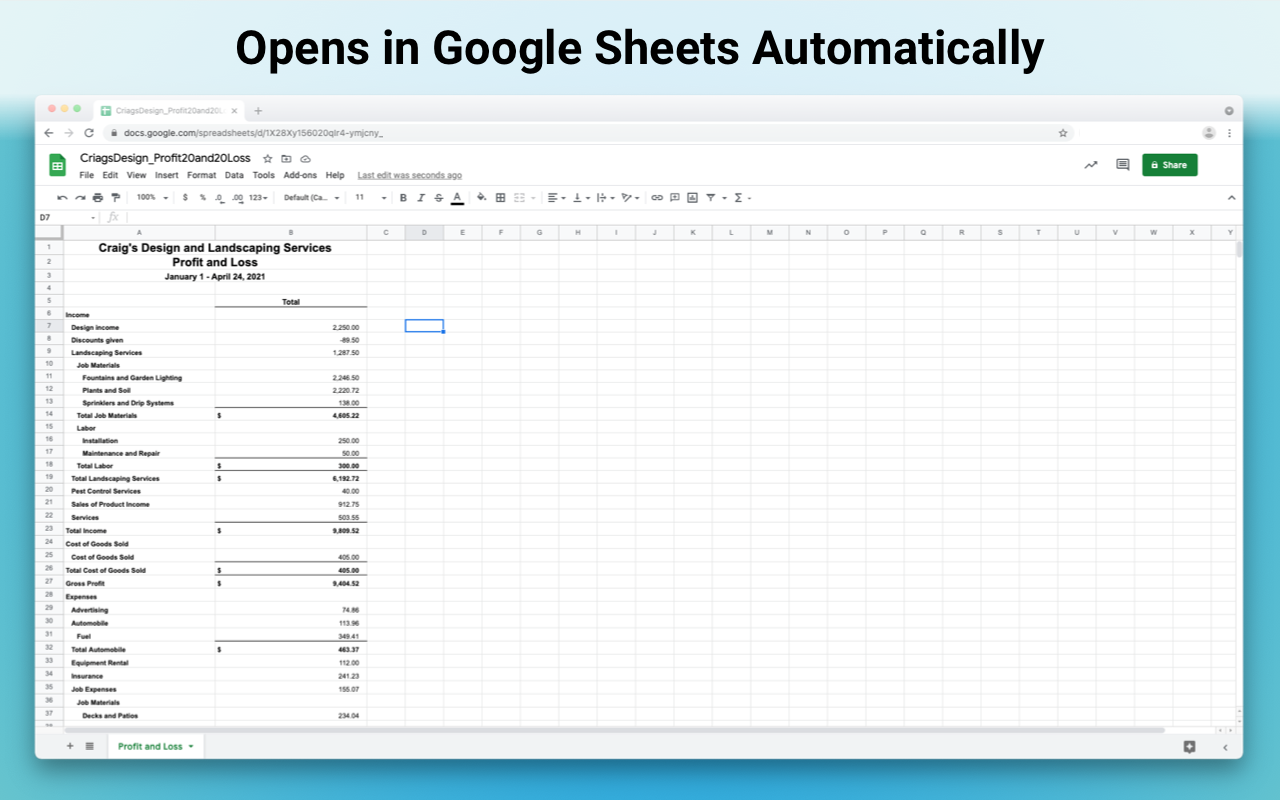 QBO Export to GSheets Preview image 1