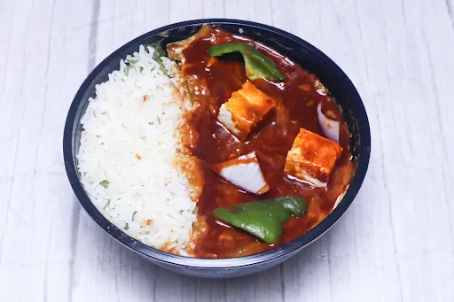 Chilli Paneer Rice Bowl