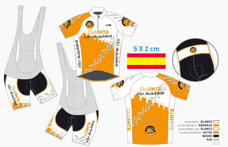 Equipaciones Verano Club MTB Alto Guadiana Equipacion