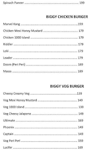 Cheesy Juicy Burgers menu 7