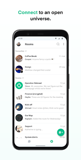 Screenshot Element - Secure Messenger