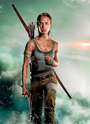 Alicia Vikander as Lara Croft in 'Tomb Raider'.