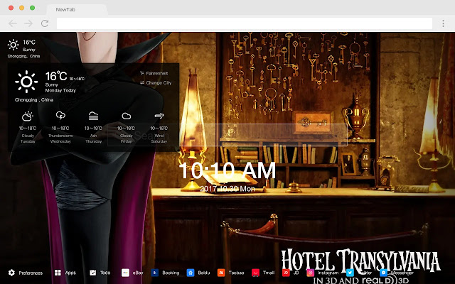 Hotel Transylvania Movies New Tabs HD Themes