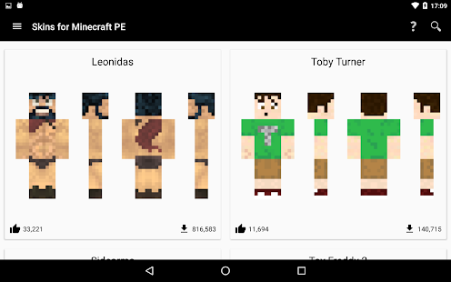 Skins for Minecraft PE