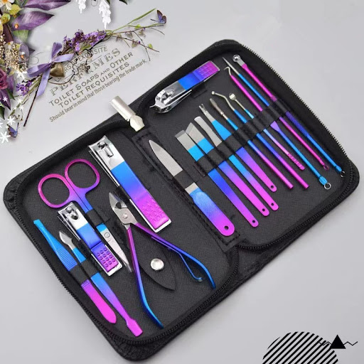 Title 2, Stainless Steel Manicure Set Tools 18-Piece US ...