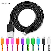 Dây Cáp Sạc Twitch Cho Điện Thoại Micro Usb 1M / 2M / 3M