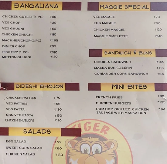The Royal Bengal Tiger Cafe, Tollygunge, Kolkata