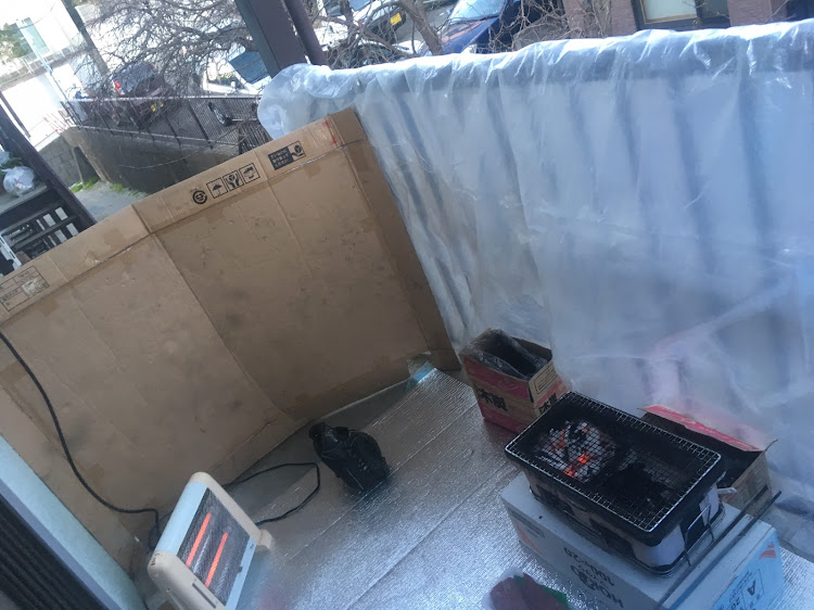 180SXのDIY・玄関先で炭火焼！に関するカスタム事例の投稿画像2枚目