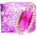 تحميل التطبيق Pink Diamond Glitter Keyboard التثبيت أحدث APK تنزيل