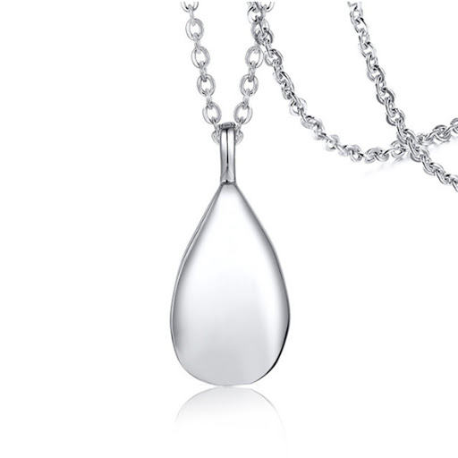 Title 4, Stainless Steel Dropper Perfume Bottle Necklace