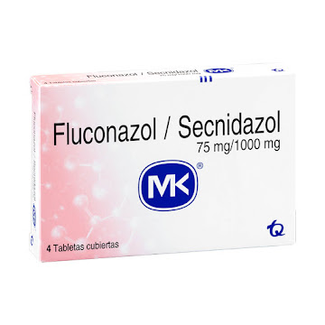 Fluconazol + Secnidazol 75mg/1000g MK Caja x 4 Tabletas  