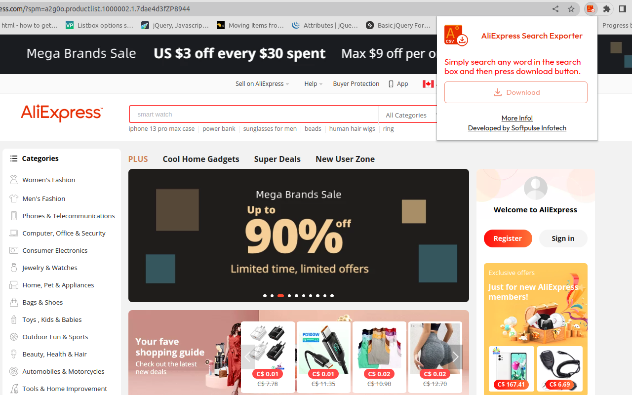 AliExpress Search Exporter Preview image 2