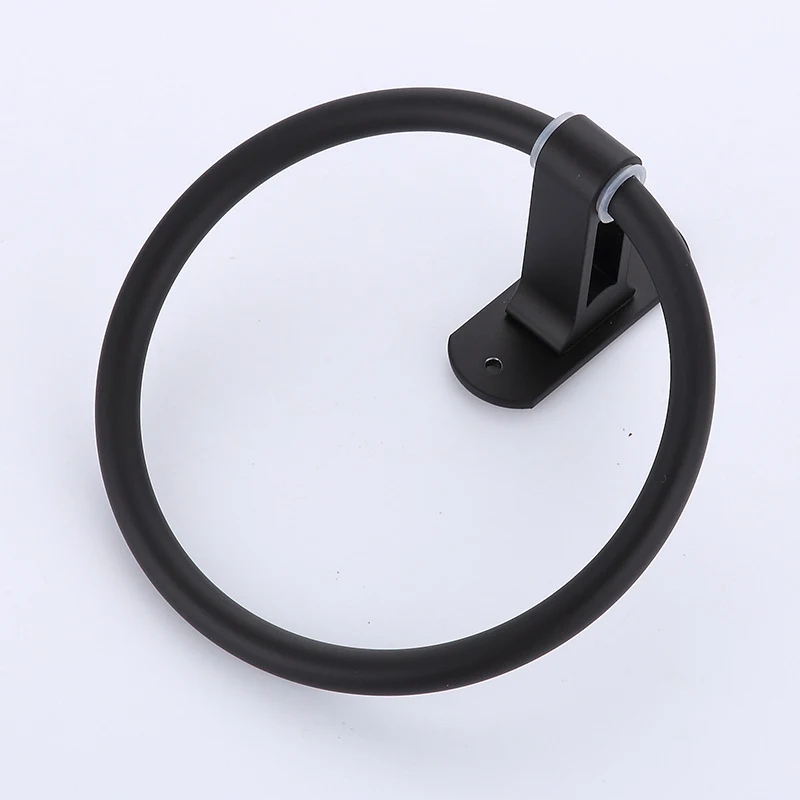 Niet-geperforeerde handdoekring voor de badkamer, eenvoudige installatie, elegant design, perfect om handdoeken op te hangen en ruimte te besparen