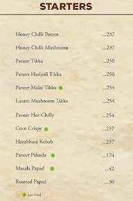 Sharvaree Restaurant menu 4