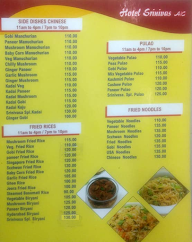 Hotel Srinivasa menu 5