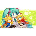 Miku And Friends 02 - 1366x768 Chrome extension download